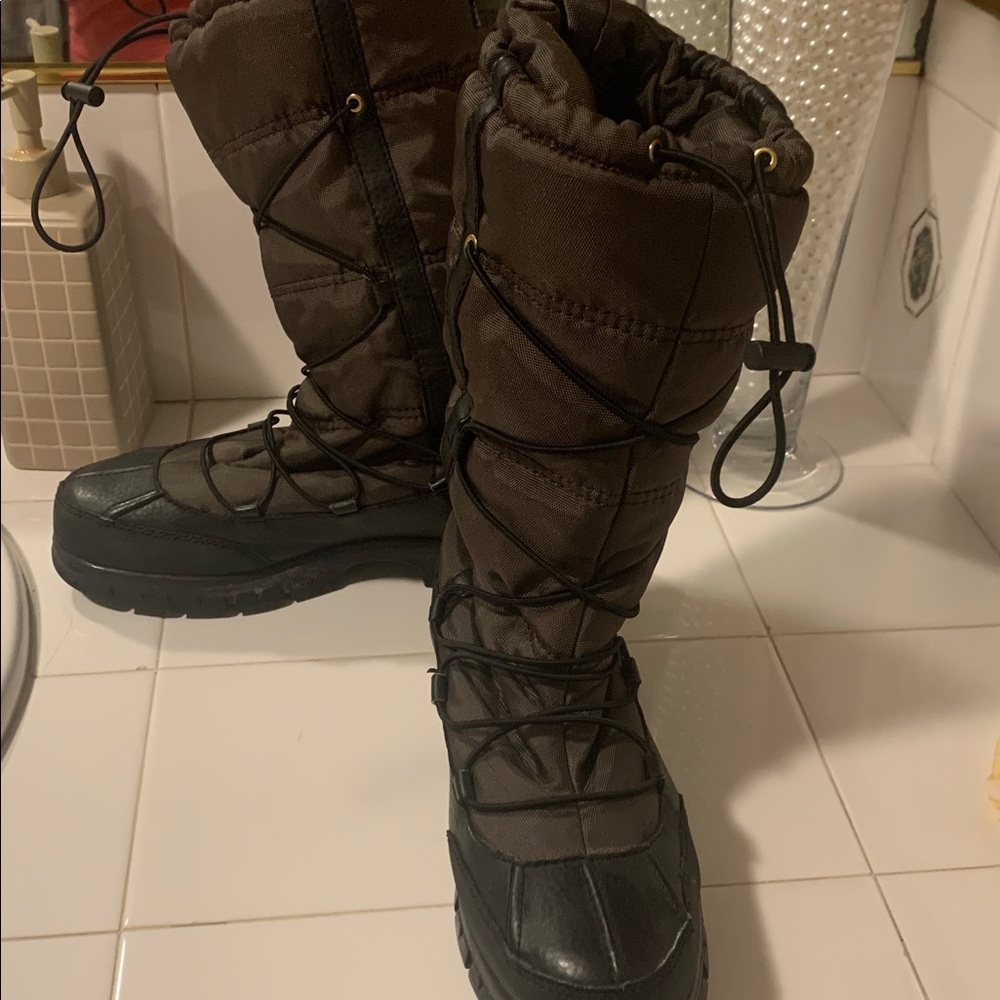 Ralph Lauren brown and Black Rugged Boots